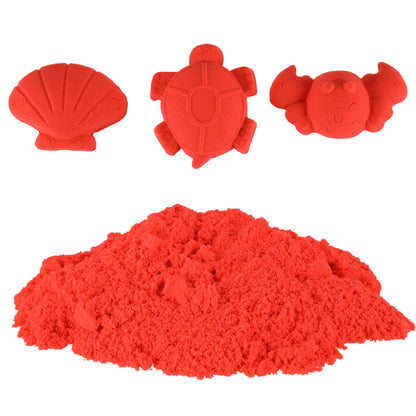 Kineetiline liiv lastele 1 kg, erinevad värvid