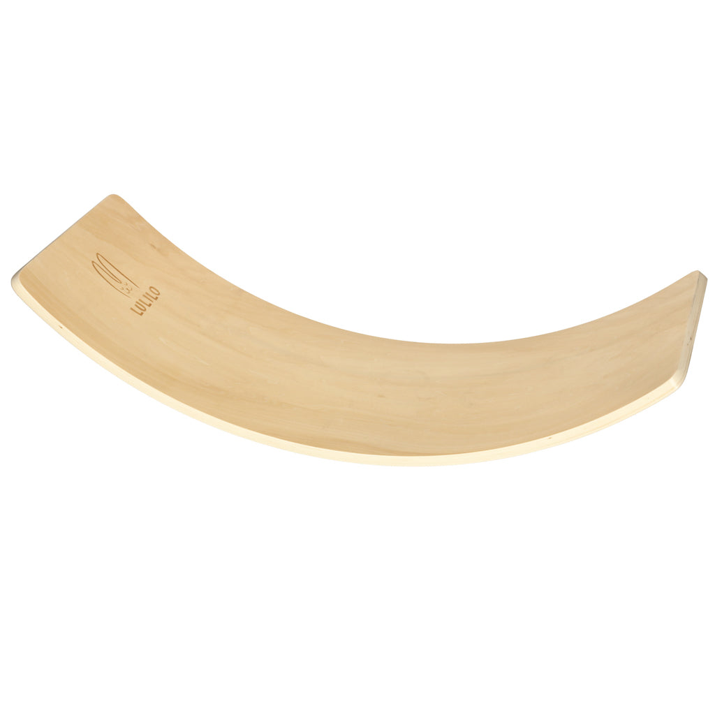 Montessori tasakaalulaud lastele, naturaalne puit (82 × 30 cm)