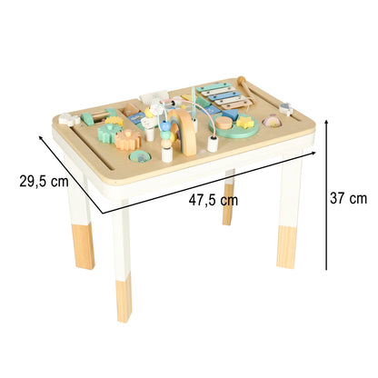 Puidust Montessori tegeluslaud lastele