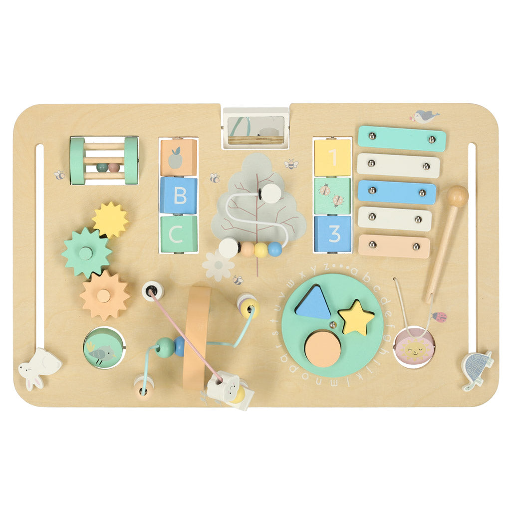 Puidust Montessori tegeluslaud lastele