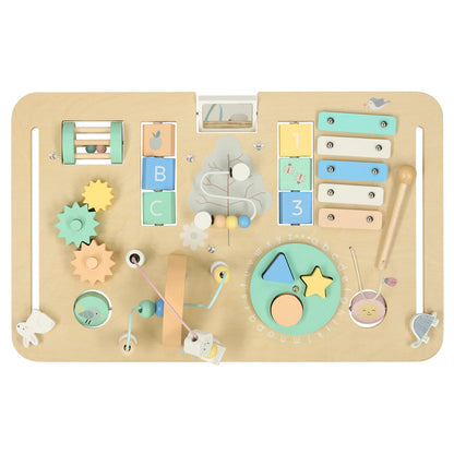 Puidust Montessori tegeluslaud lastele