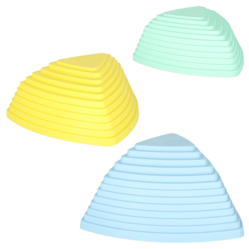 Sensoorse tasakaalukivide komplekt lastele – 11 tk