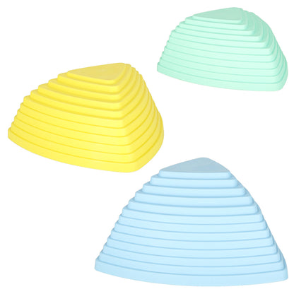 Sensoorse tasakaalukivide komplekt lastele – 11 tk