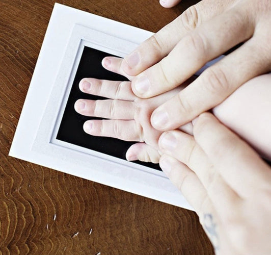 Ruhhy beebi käe- ja jalajälje komplekt, clean-touch, must