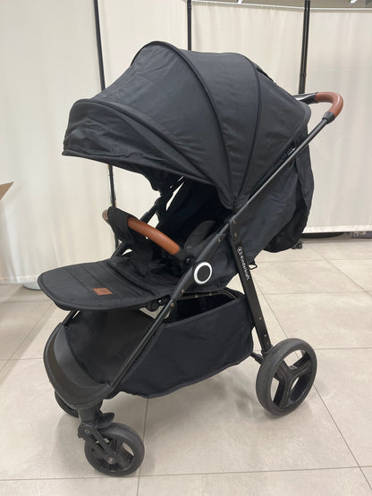 Kinderkraft Grande Plus jalutuskäru sünnist kuni 22 kg, must