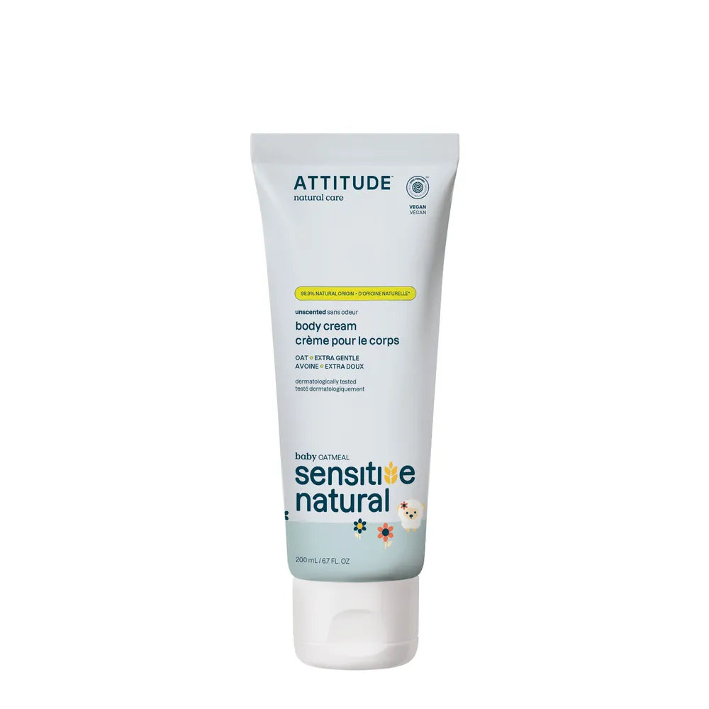 ATTITUDE Sensitive niisutav kreem beebile lõhnatu 200 ml