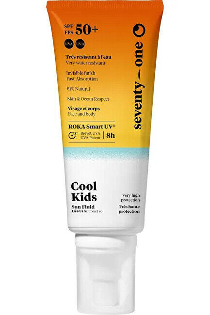 SeventyOne Percent Cool Kids päikesekaitsekreem lastele ja kogu perele SPF50+, 100 ml