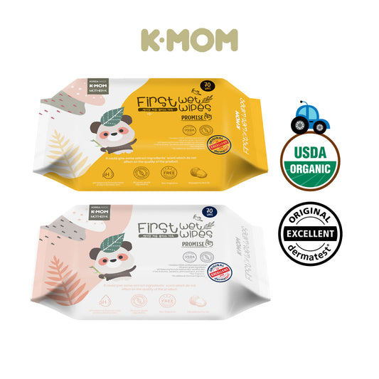 K-MOM First Wet Wipes Promise niisked salvrätikud 70 tk